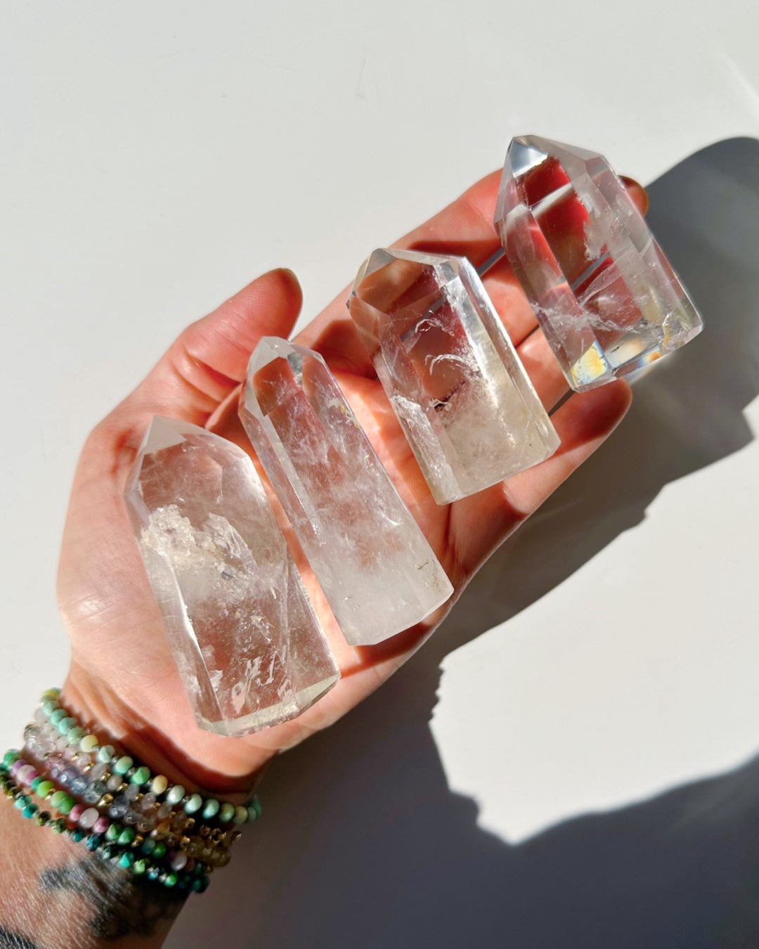 Clear Quartz Towers - Small