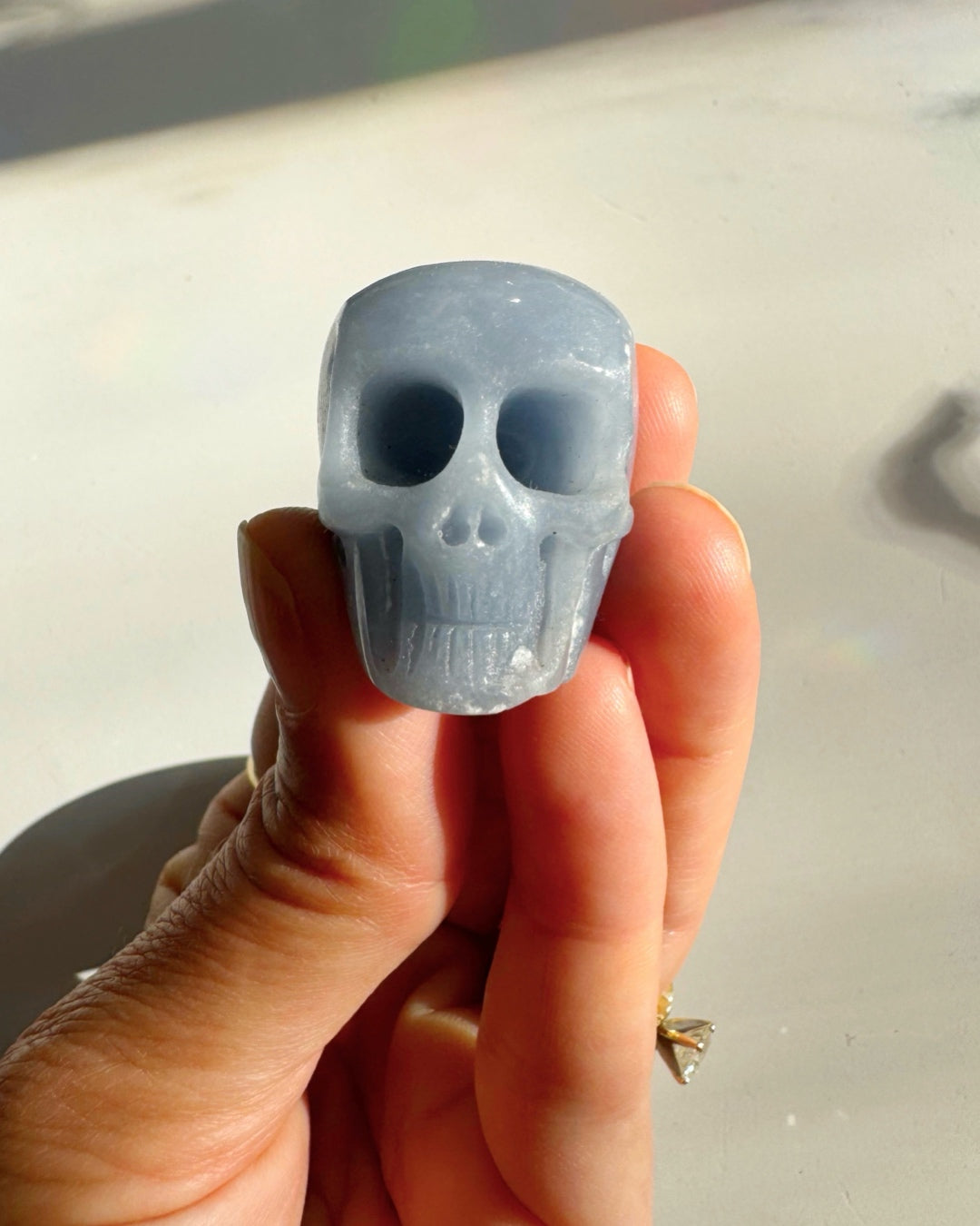 Angelite Skulls - Baltic Mermaid