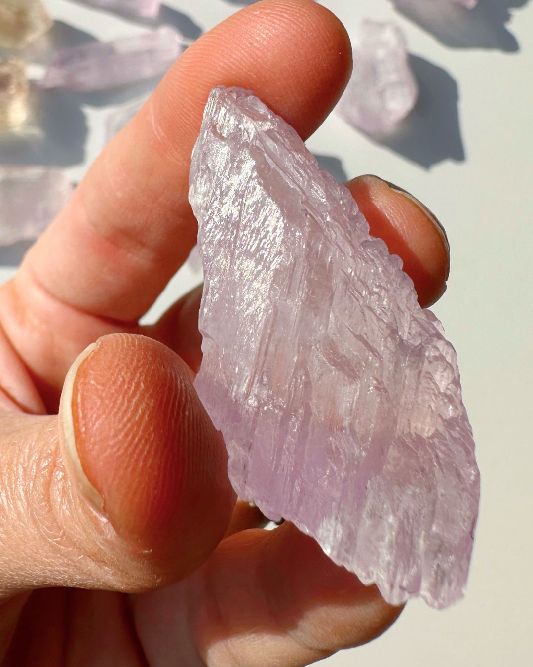 Raw Kunzite