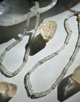 “Rihanna” - White Topaz Gemstone Candy Necklace