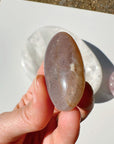 Sunstone & Peach Moonstone Palm Stone - P