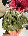 Epidote Quartz Cluster