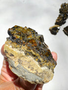 Rare Mali Green Grossular Andradite Garnet w/ Clinochlore AAA Quality Baltic Mermaid