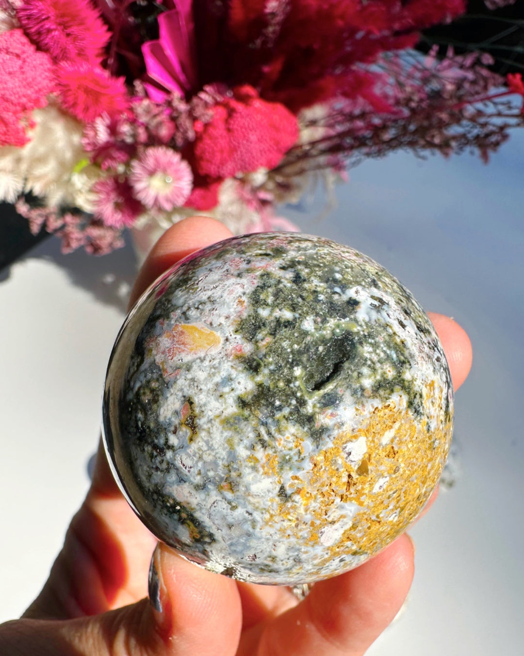 Ocean Jasper Sphere