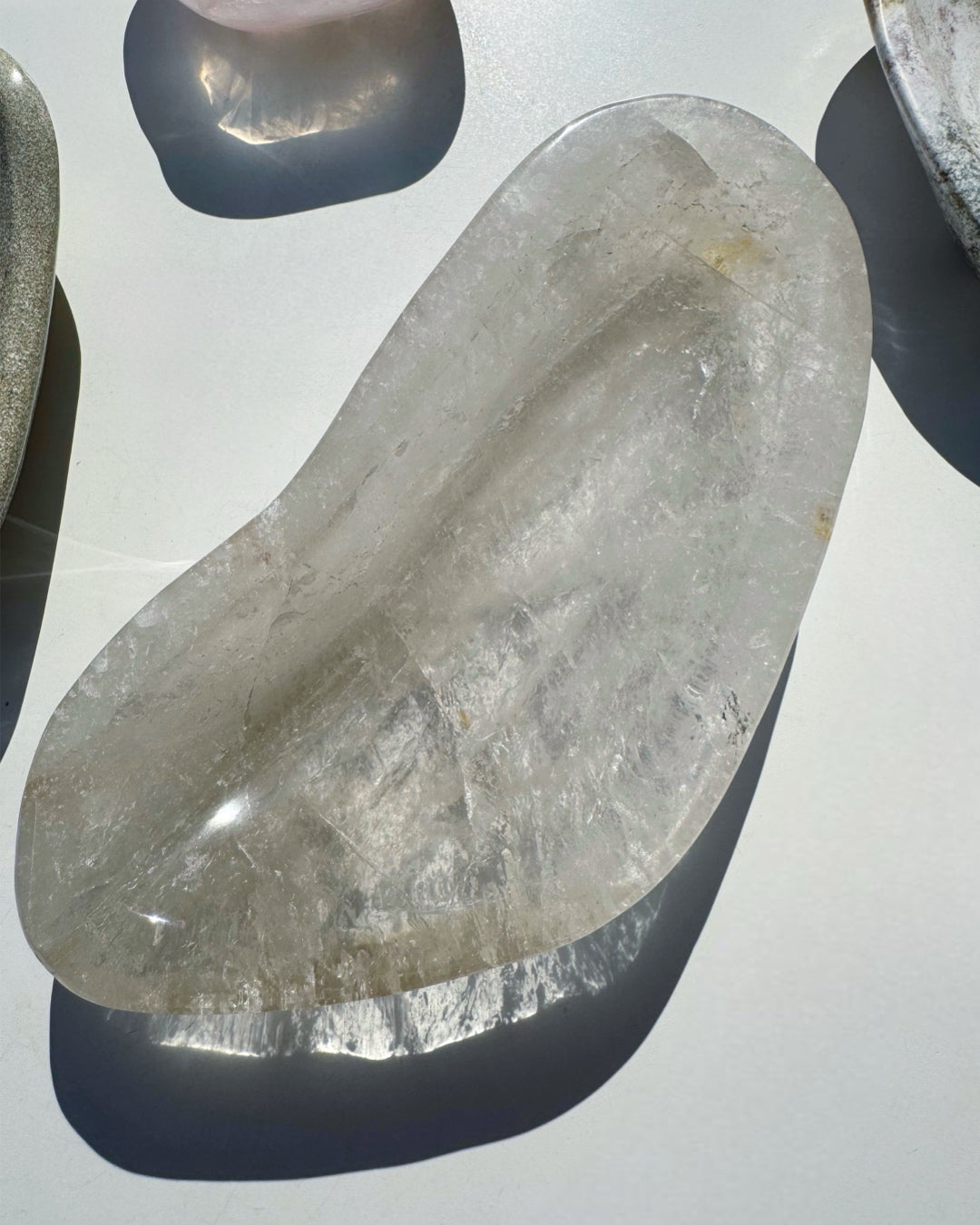 Light Smoky Quartz Dish - Baltic Mermaid