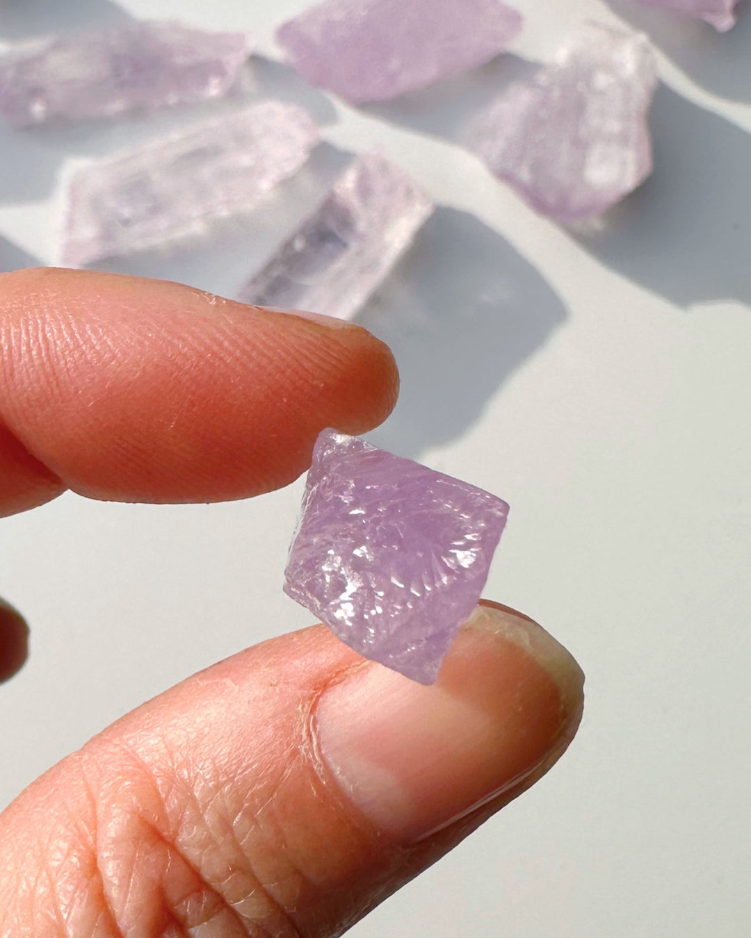 Raw Kunzite