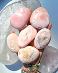 Pink Opal Palm Stones