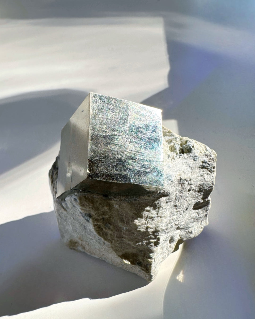 Pyrite Cubes in Matrix - AA