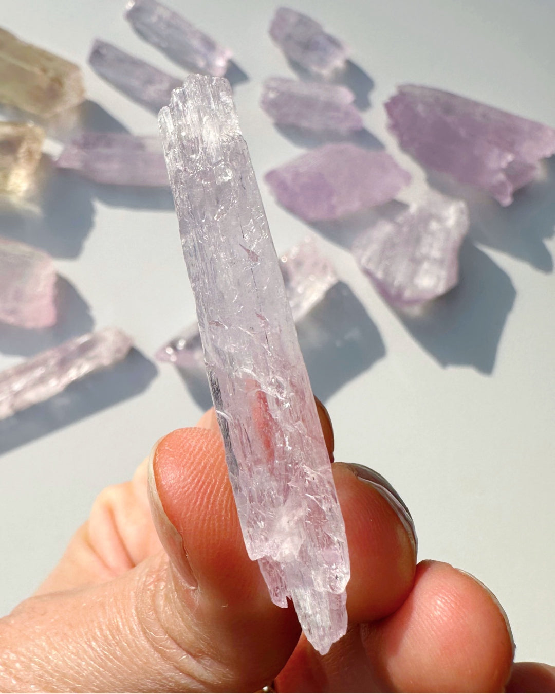 Raw Kunzite