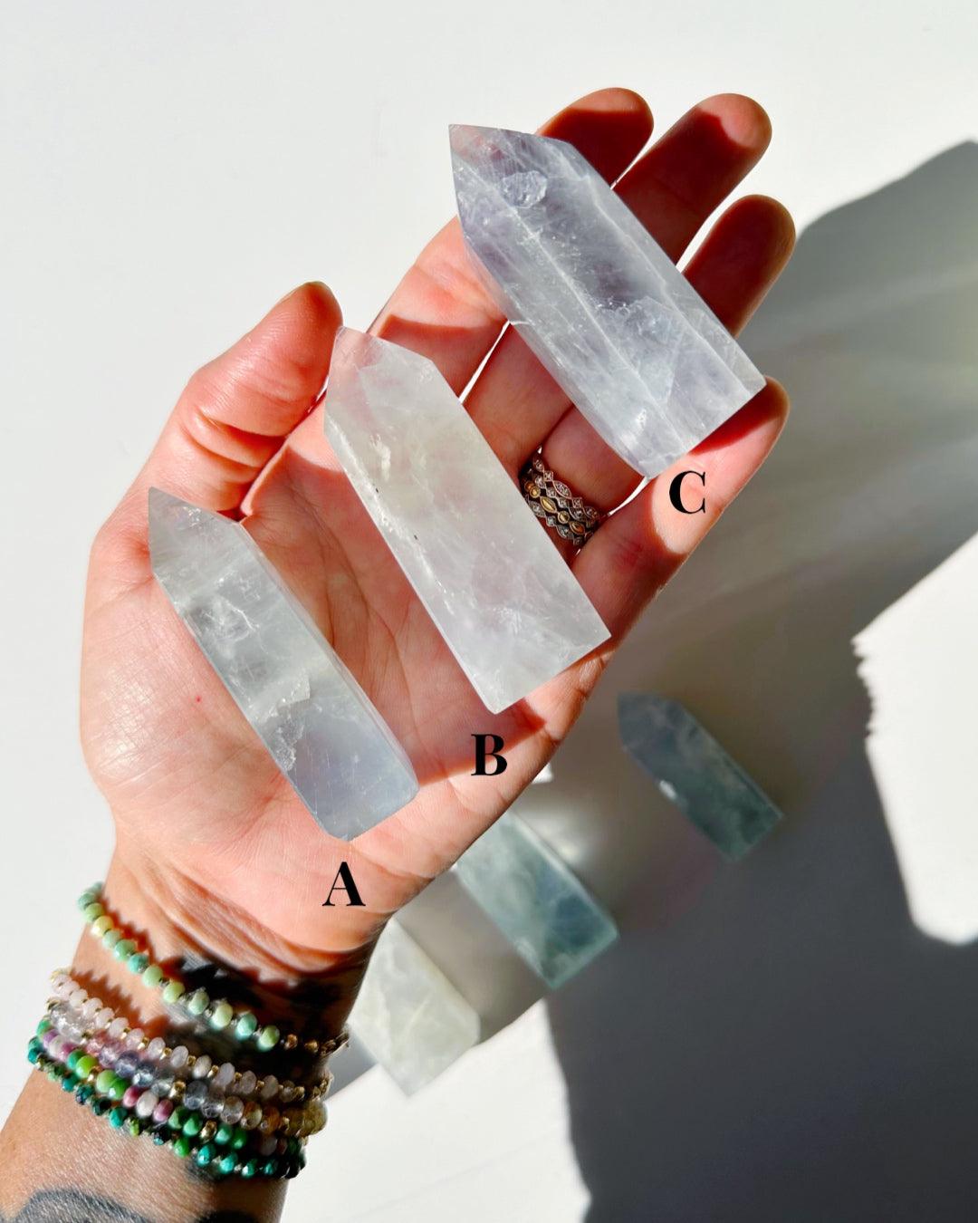 Fluorite Obelisks - Small - Baltic Mermaid
