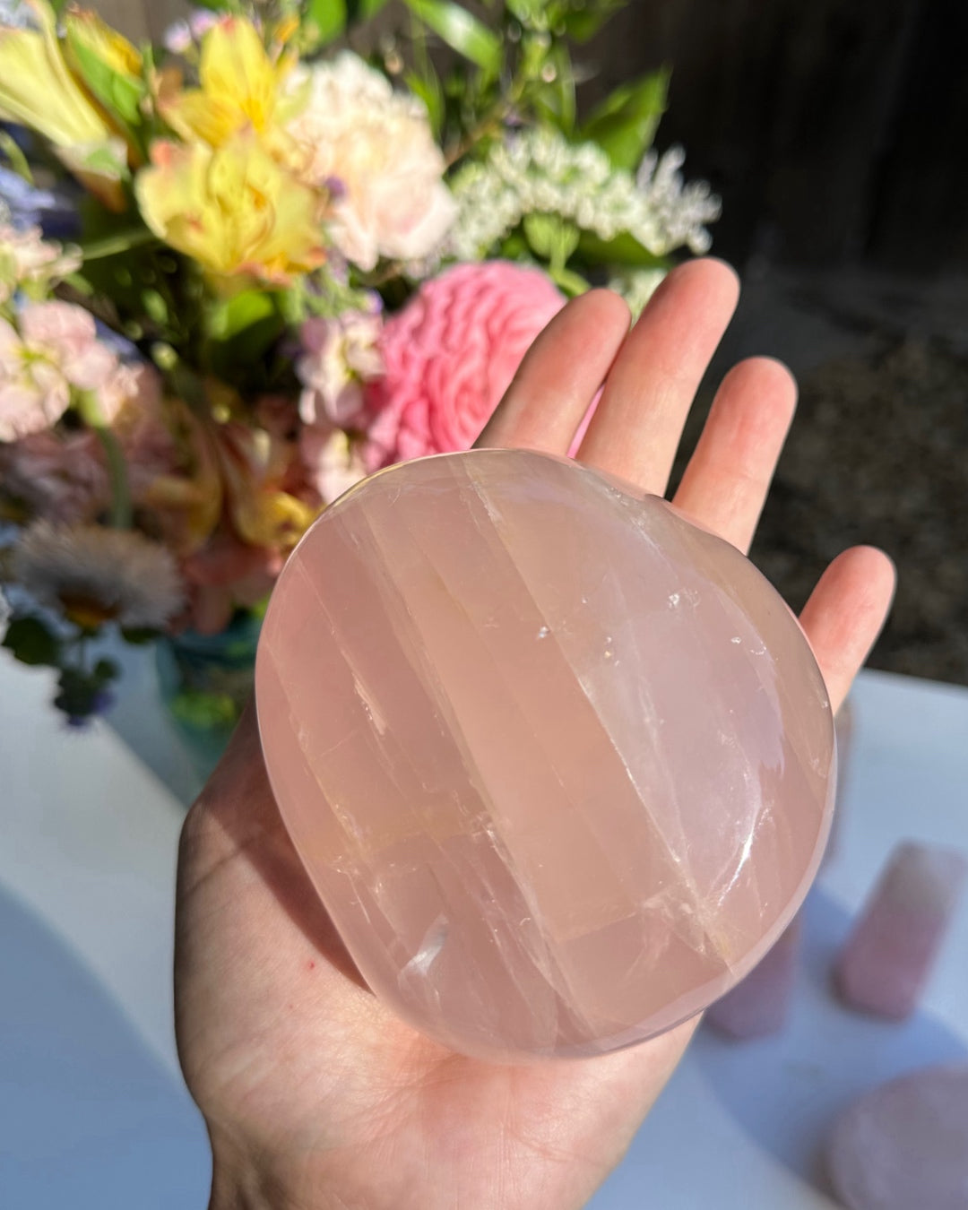 Rose Quartz Freeform - B