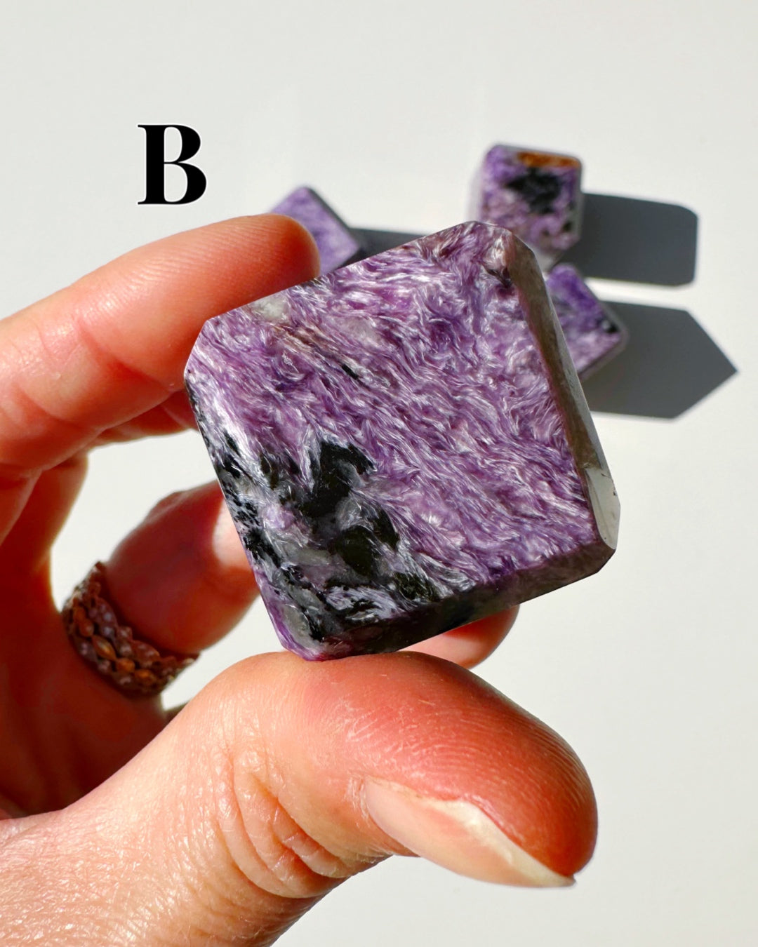 Charoite Cubes - Baltic Mermaid