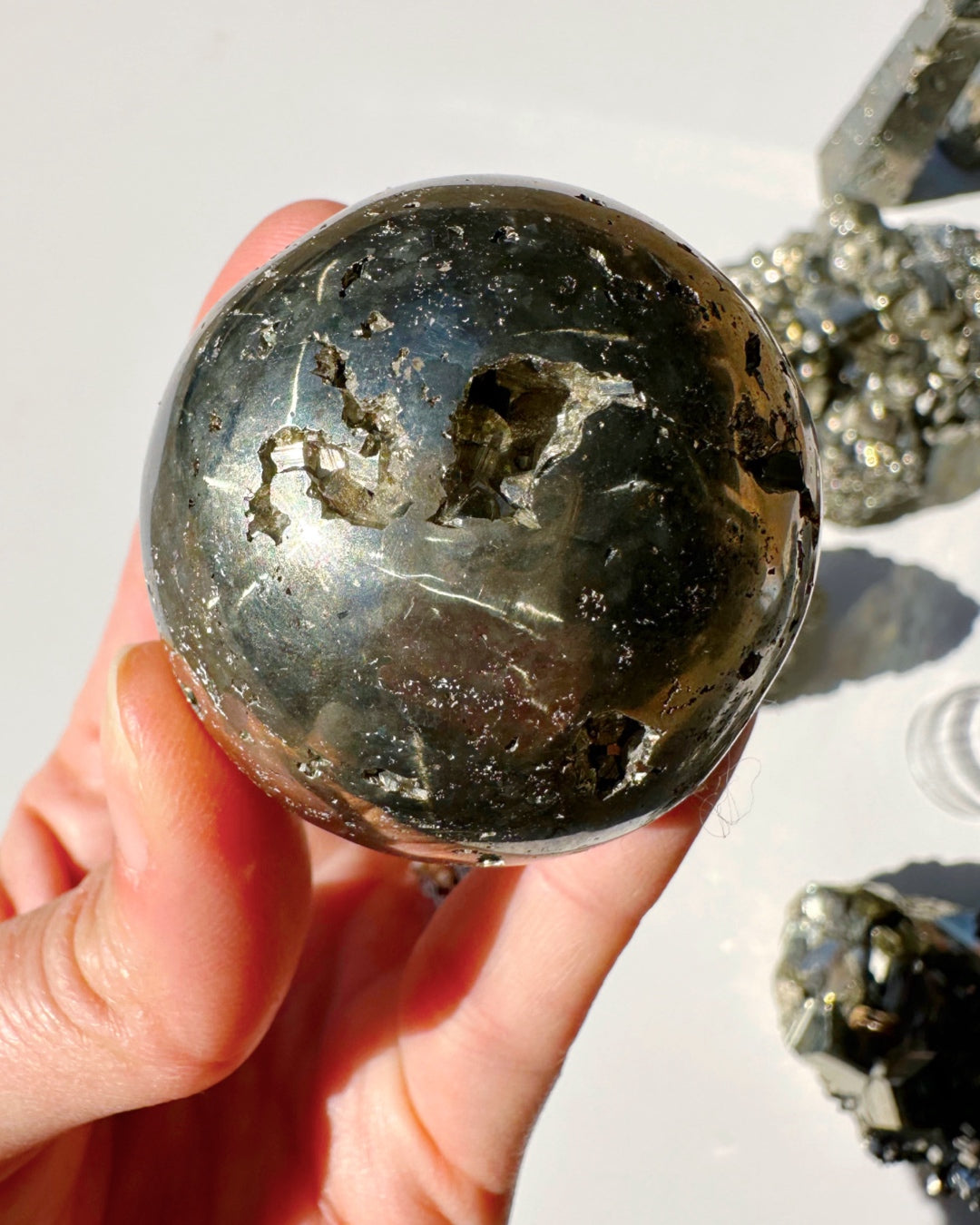 Pyrite Sphere - Baltic Mermaid
