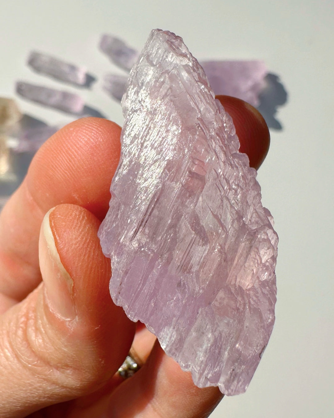 Raw Kunzite