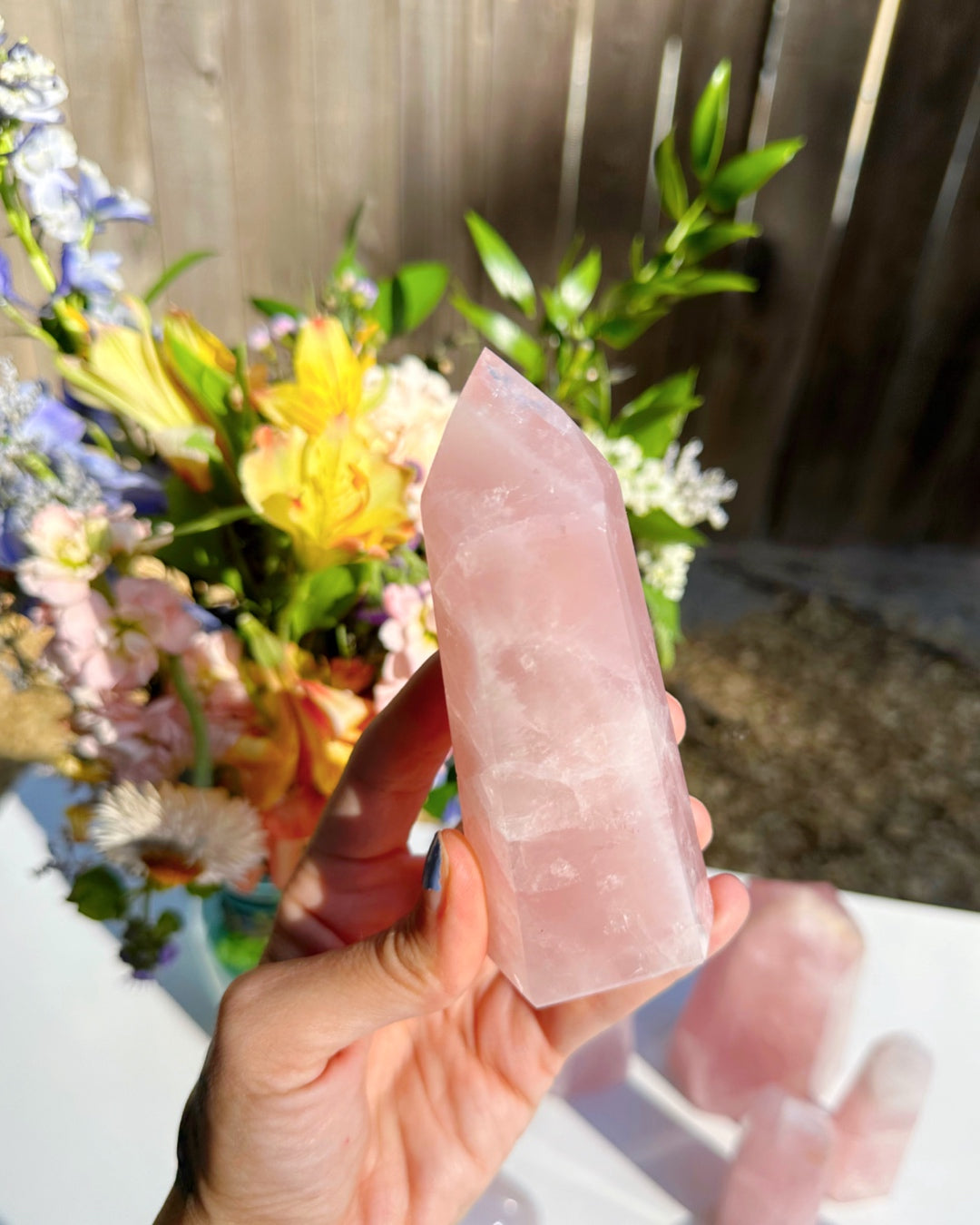 Rose Quartz Tower - Baltic Mermaid