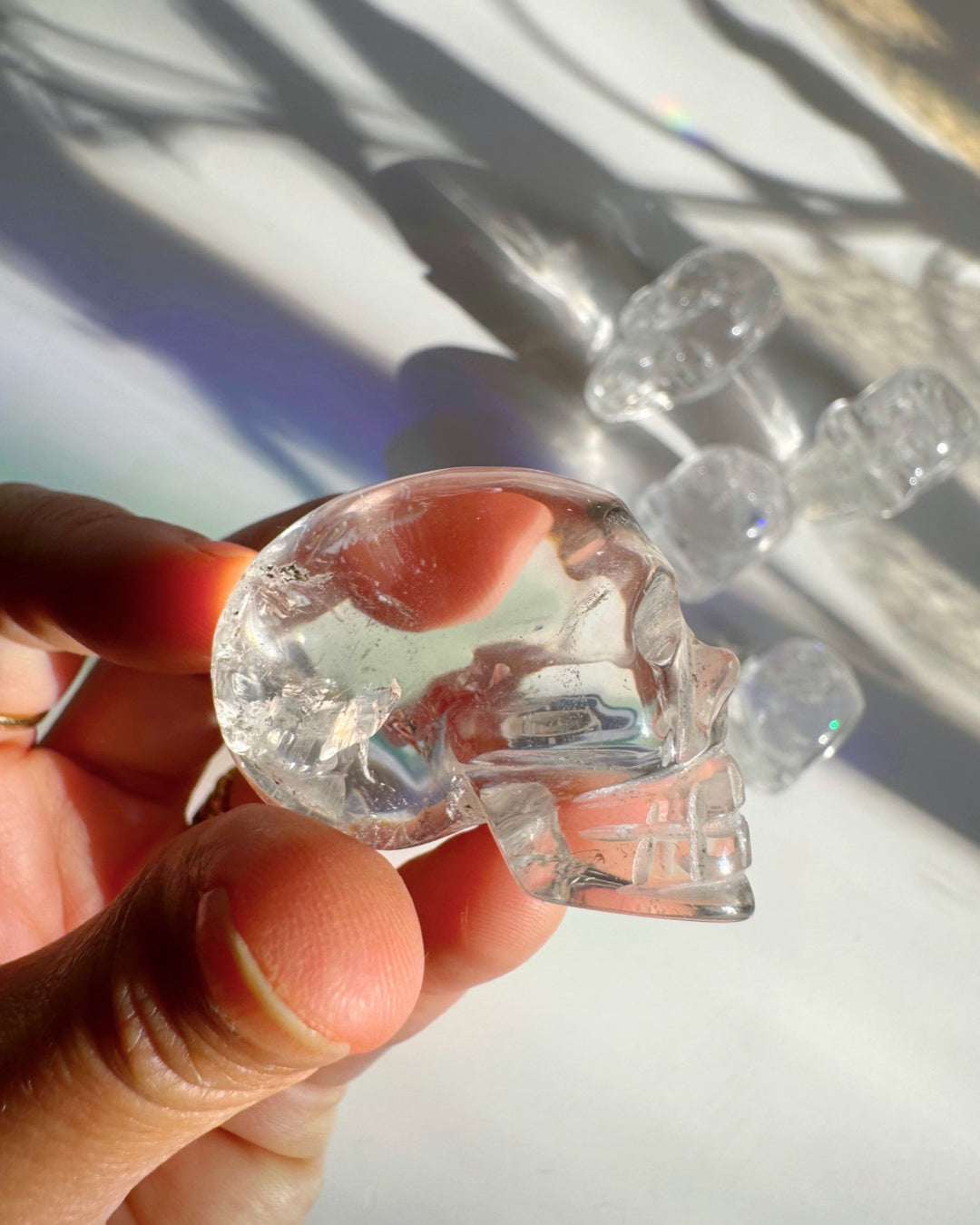 Clear Quartz Skull - Baltic Mermaid
