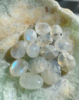 Rainbow Moonstone Polished Stones - AAA