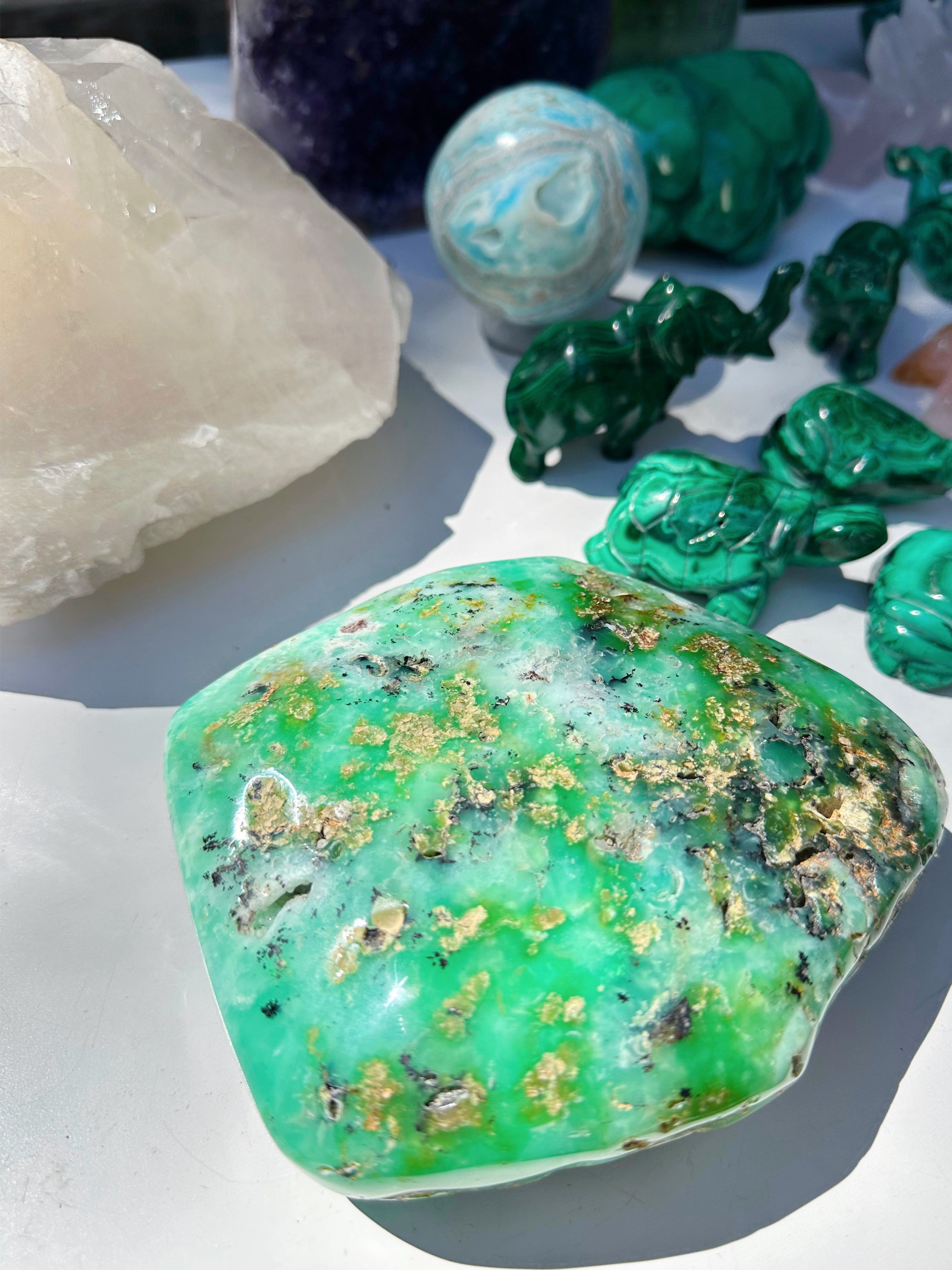 Chrysoprase Freeform - from Australian - Baltic Mermaid