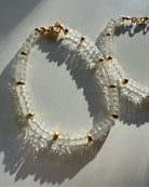 “Rihanna” - White Topaz Gemstone Candy Bracelet - Baltic Mermaid