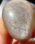 Sunstone & Peach Moonstone Palm Stone - M