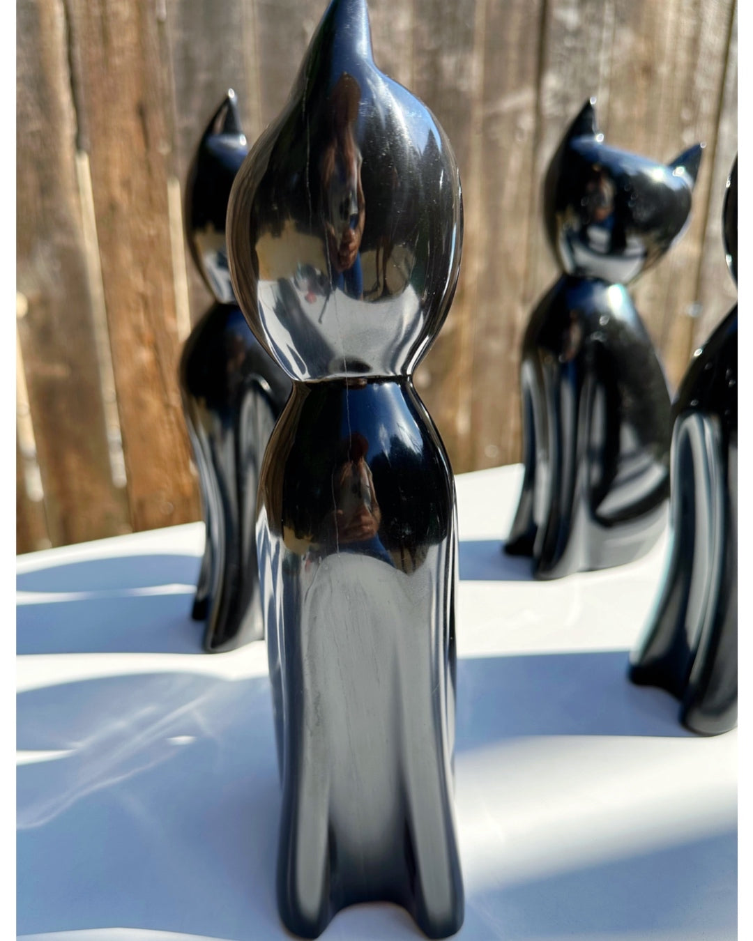 Large Marble Kitty Cat - C - Baltic Mermaid