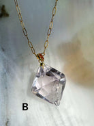 AAA Rose de France Amethyst Pendant 14k Gold Filled Necklace Baltic Mermaid