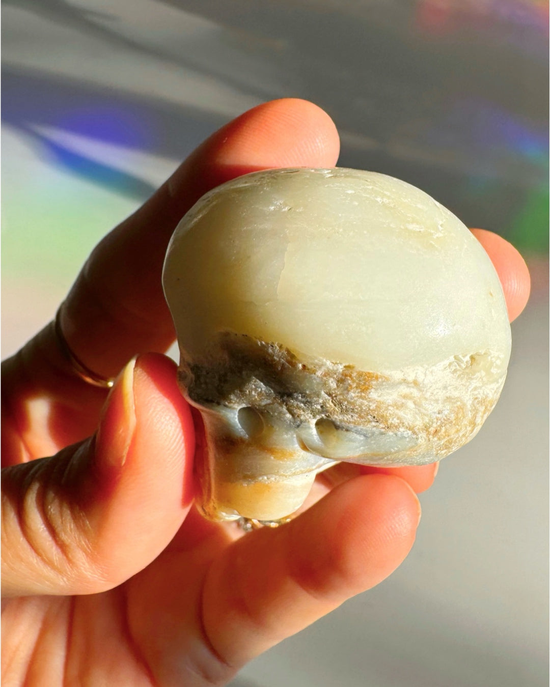 Peruvian Opal Skull - Baltic Mermaid