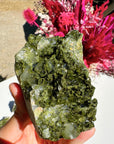 Epidote Quartz Cluster