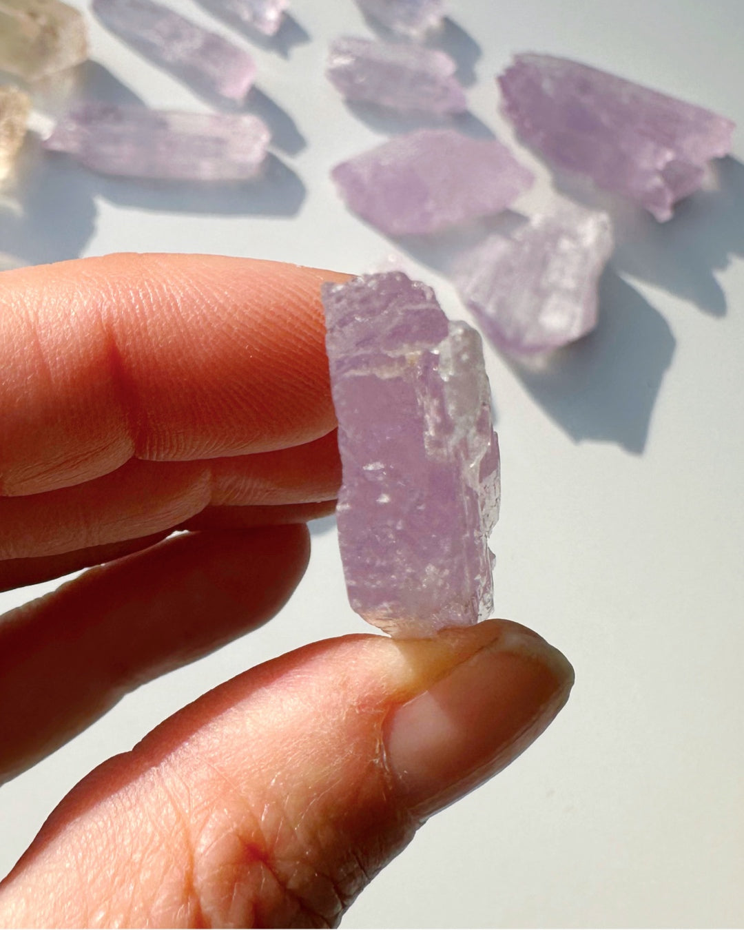 Raw Kunzite