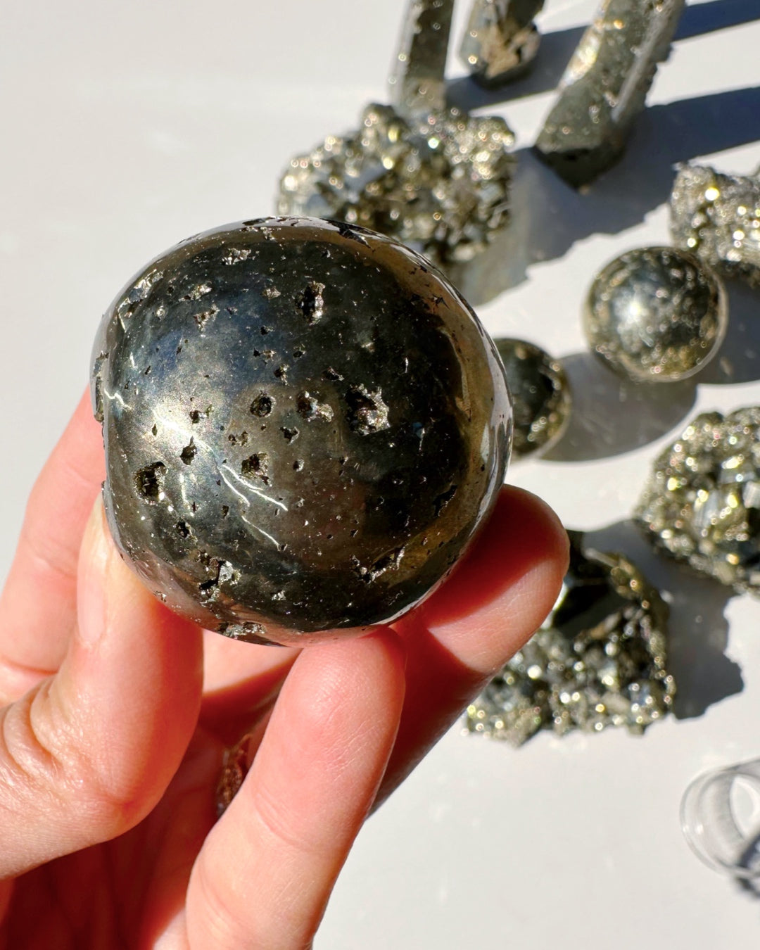 Pyrite Sphere - Baltic Mermaid