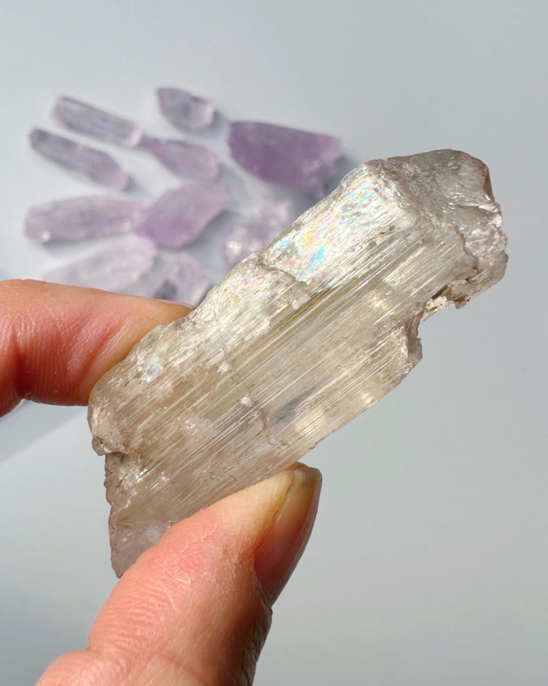 Raw Kunzite