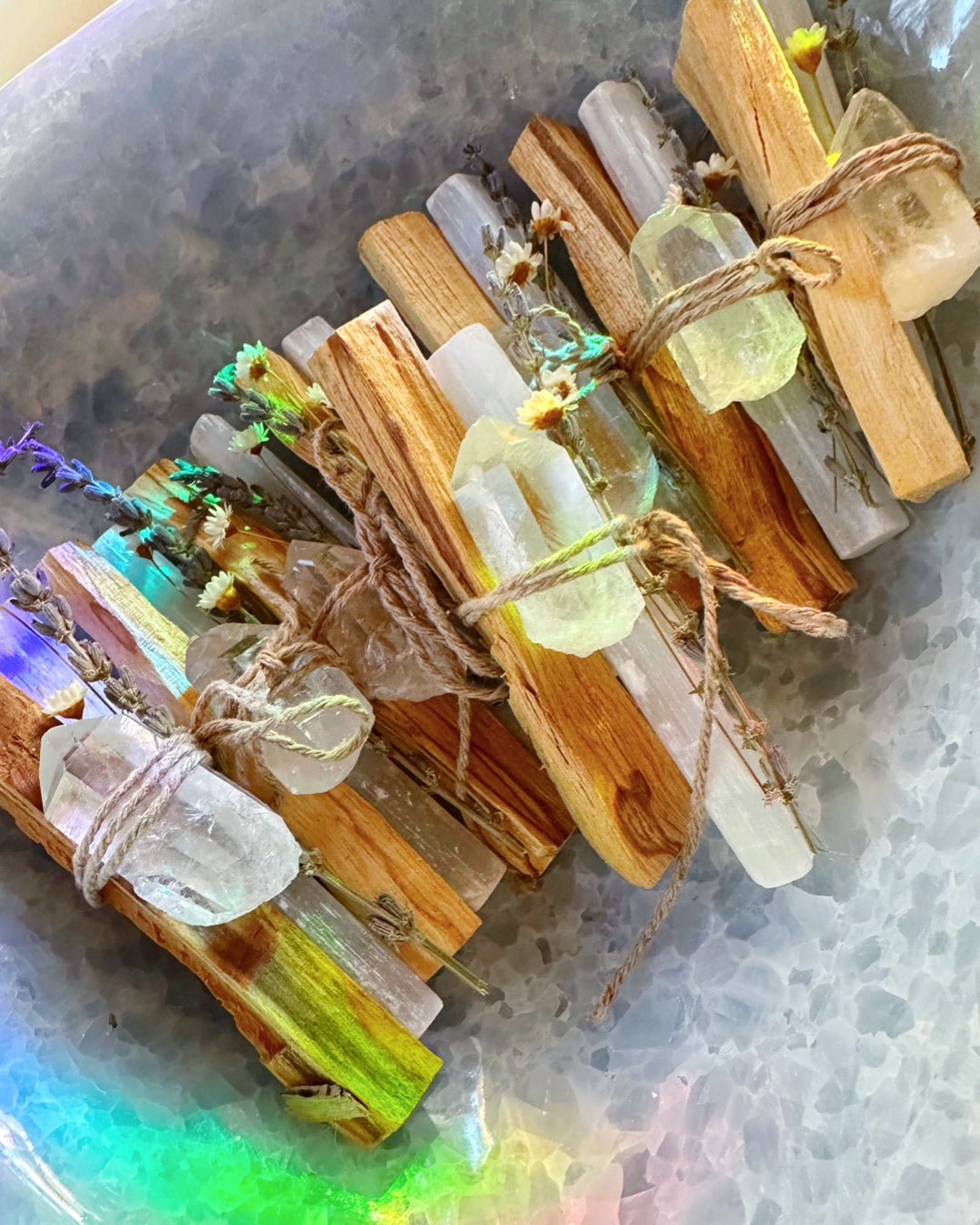 Palo Santo, Quartz & Selenite Bundle - Baltic Mermaid