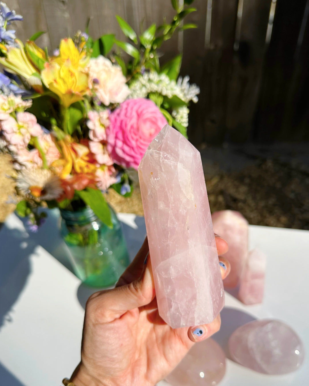 Rose Quartz Tower - Baltic Mermaid