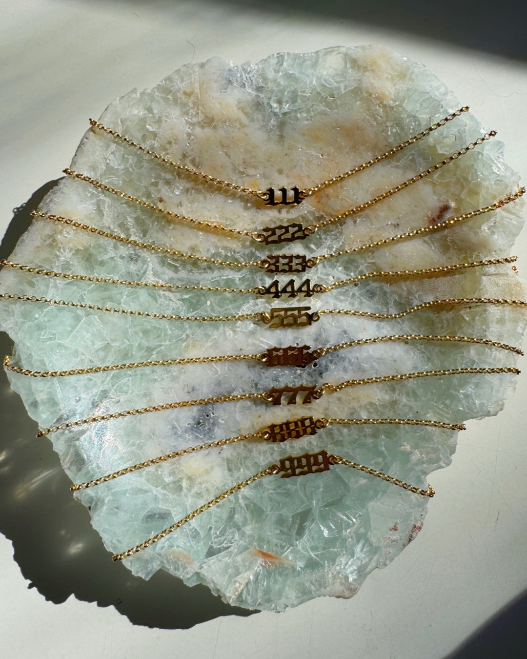 Angel/Lucky Number Gold Filled Choker - Baltic Mermaid