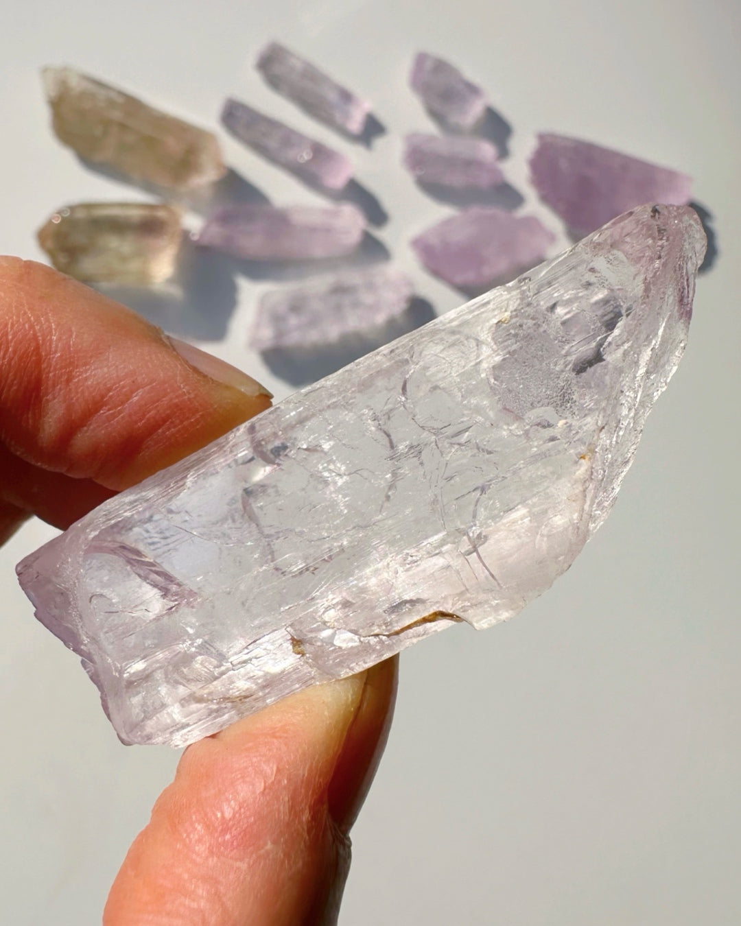 Raw Kunzite