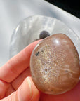 Sunstone & Peach Moonstone Palm Stone - G