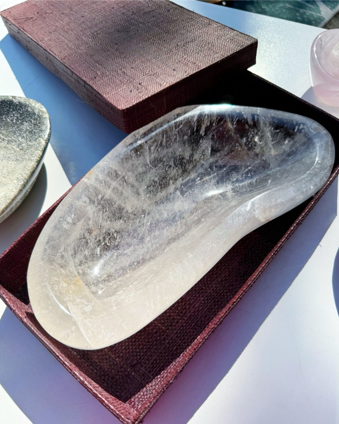 Light Smoky Quartz Dish - Baltic Mermaid