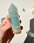 Blue Calcite Towers - Small