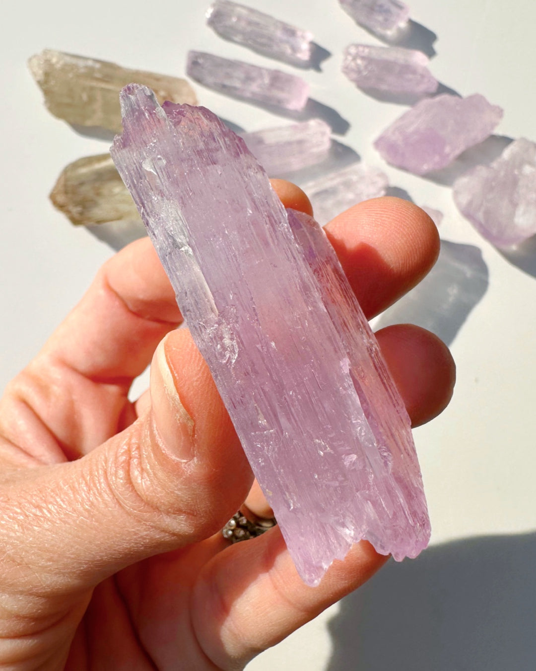 Raw Kunzite