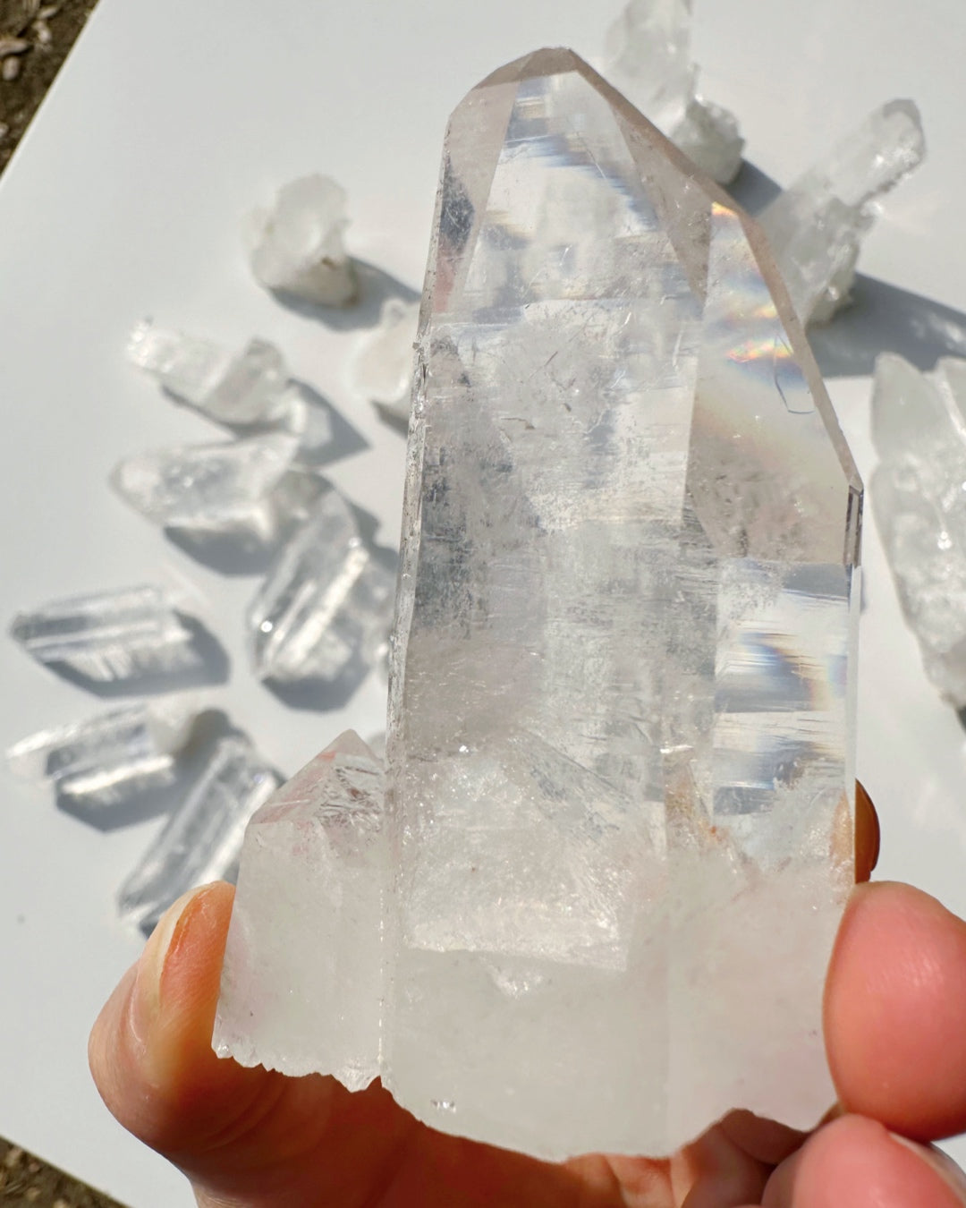 Arkansas Quartz Point A - Super Clear