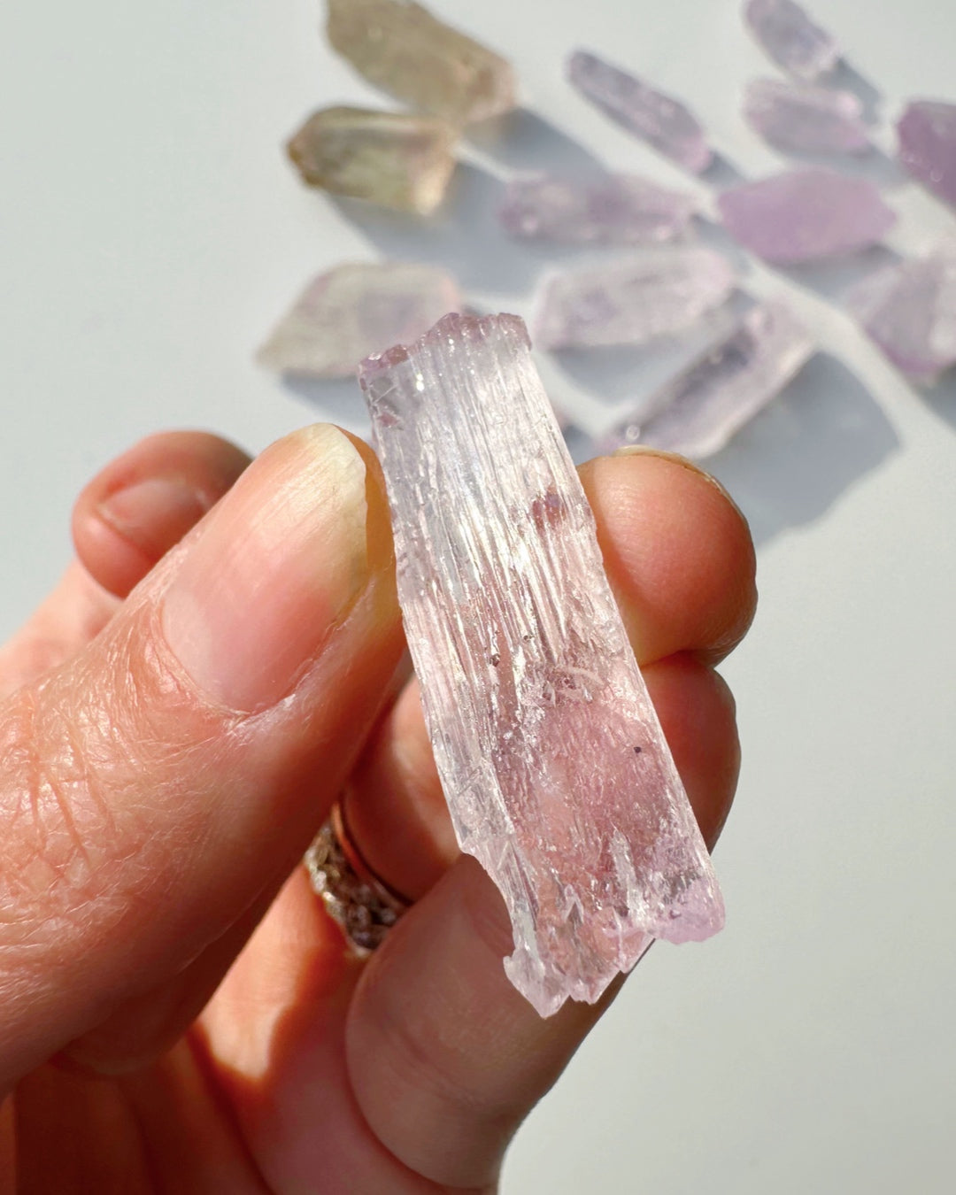 Raw Kunzite