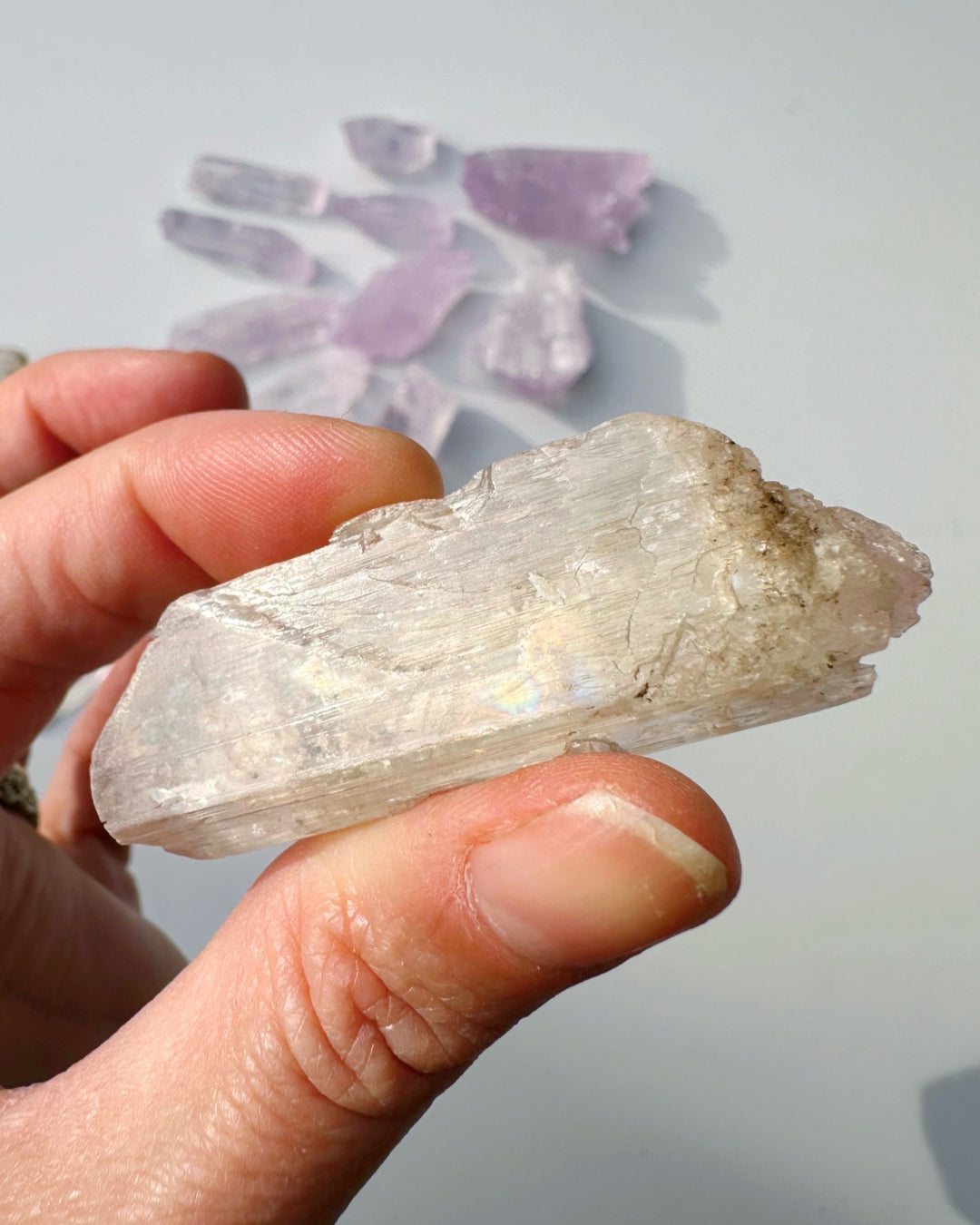 Raw Kunzite