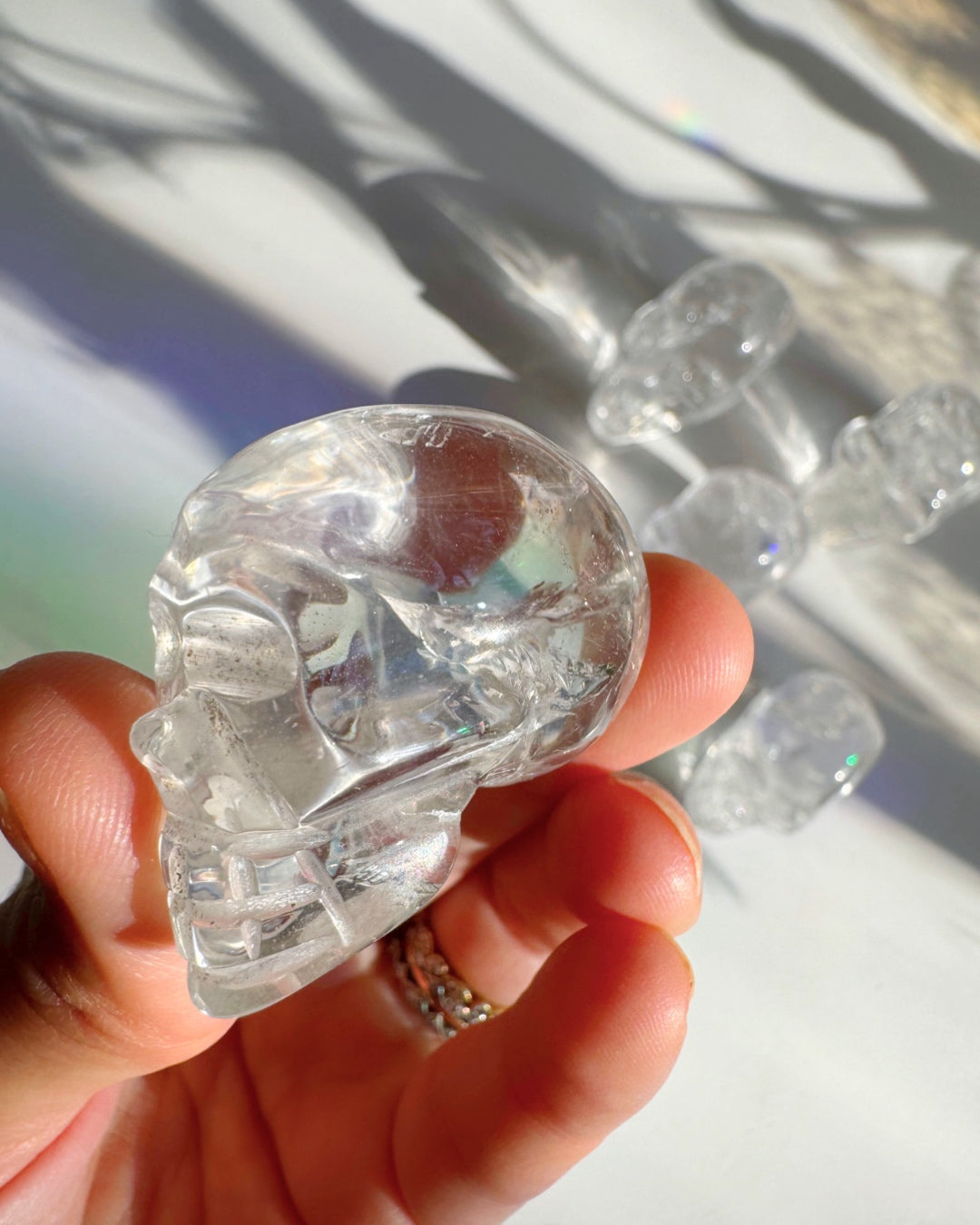 Clear Quartz Skull - Baltic Mermaid