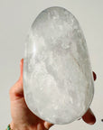 Clear Quartz Freeform w/ Chlorite Phantoms