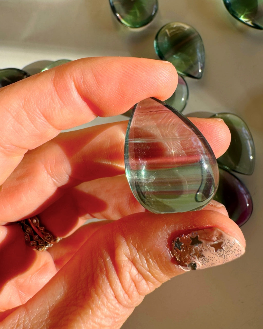 Fluorite Teardrop/Pear Shape - Old Stock - AAA - Baltic Mermaid