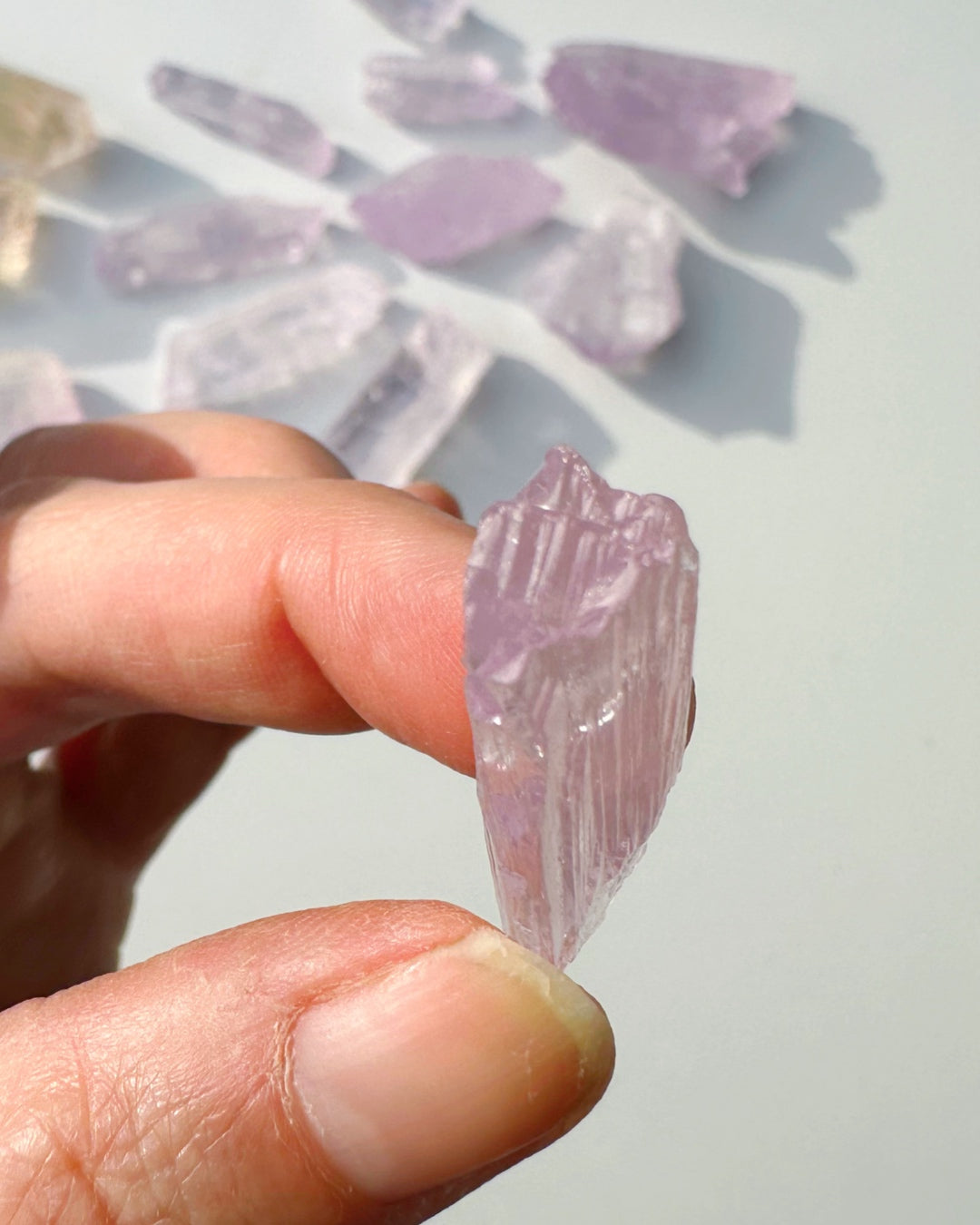 Raw Kunzite