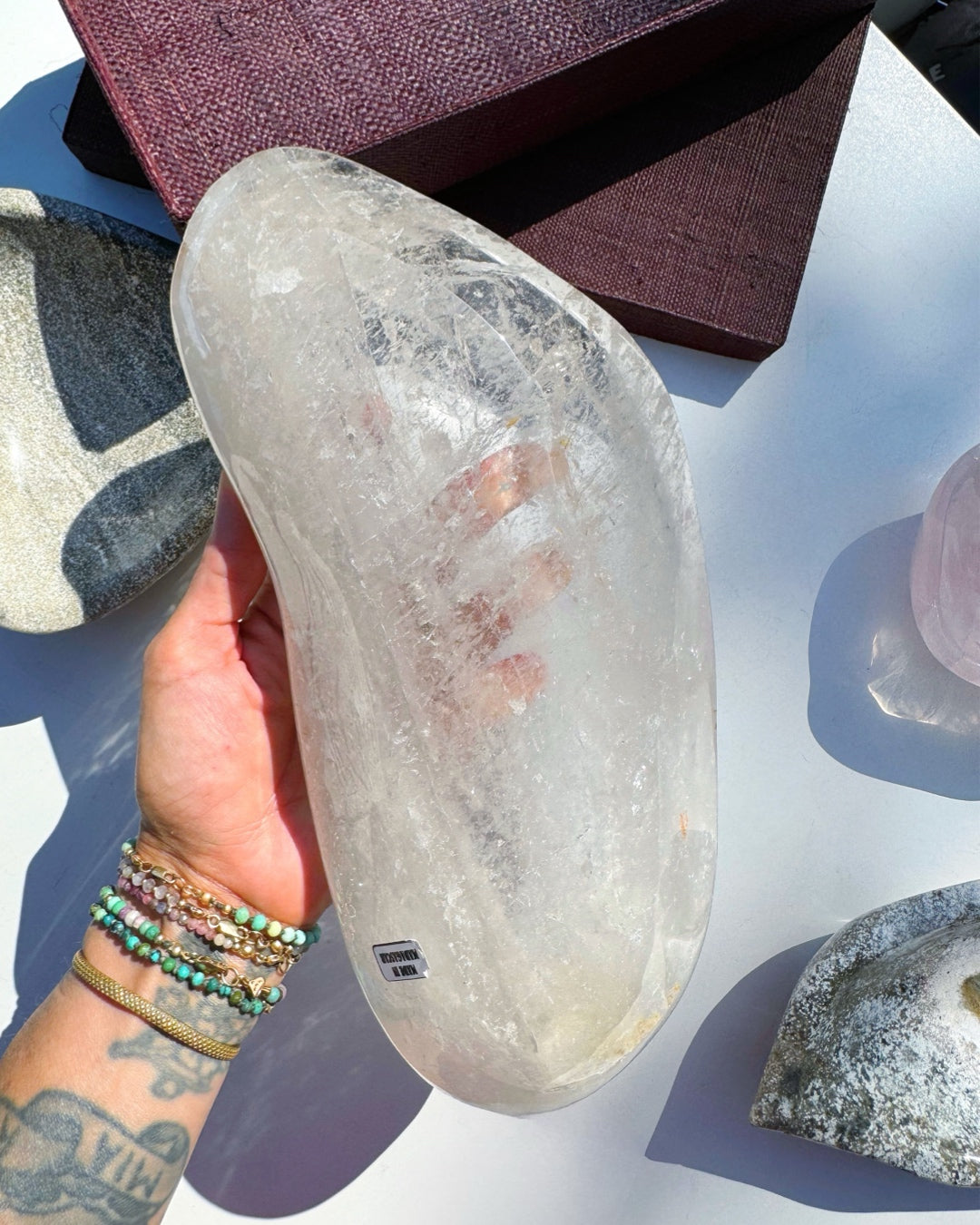 Light Smoky Quartz Dish - Baltic Mermaid