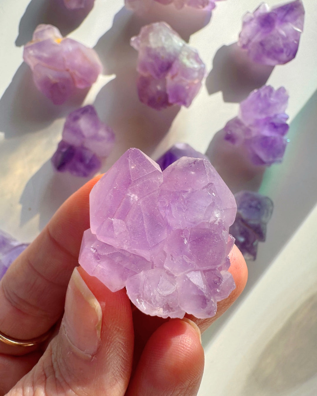 Tibetan Elestial Amethyst Cluster - Baltic Mermaid