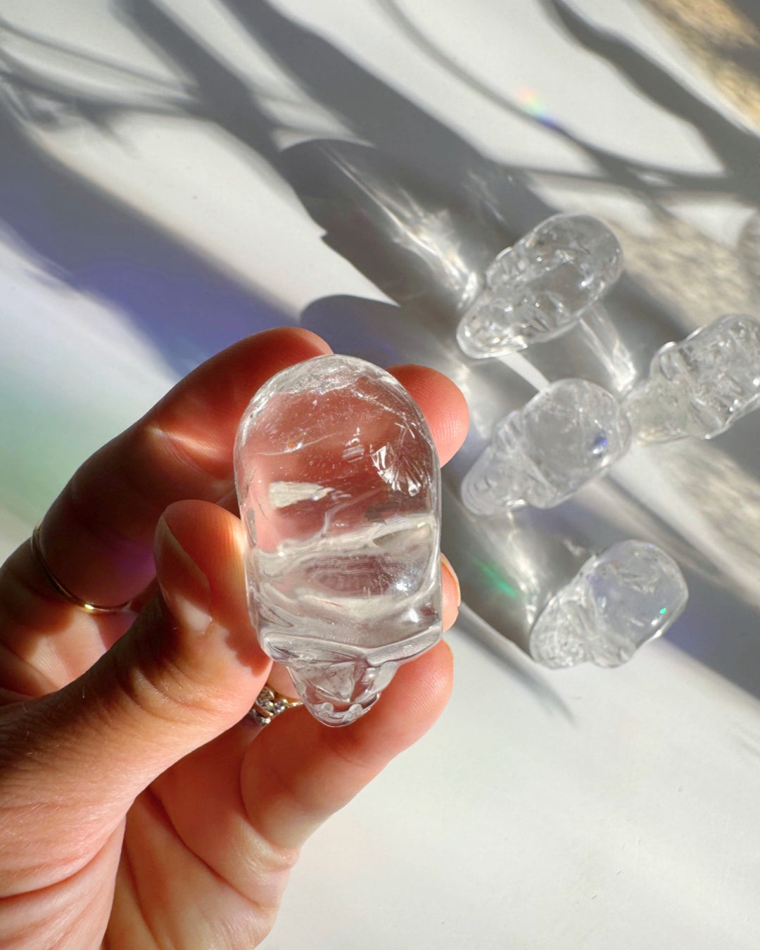 Clear Quartz Skull - Baltic Mermaid