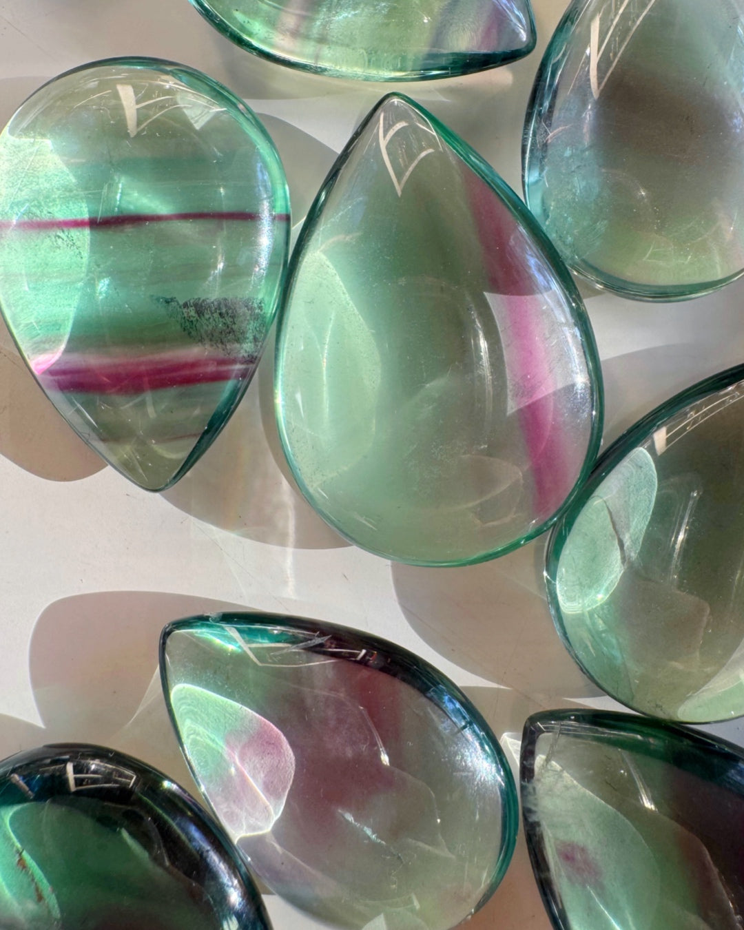 Fluorite Teardrop/Pear Shape - Old Stock - AAA - Baltic Mermaid